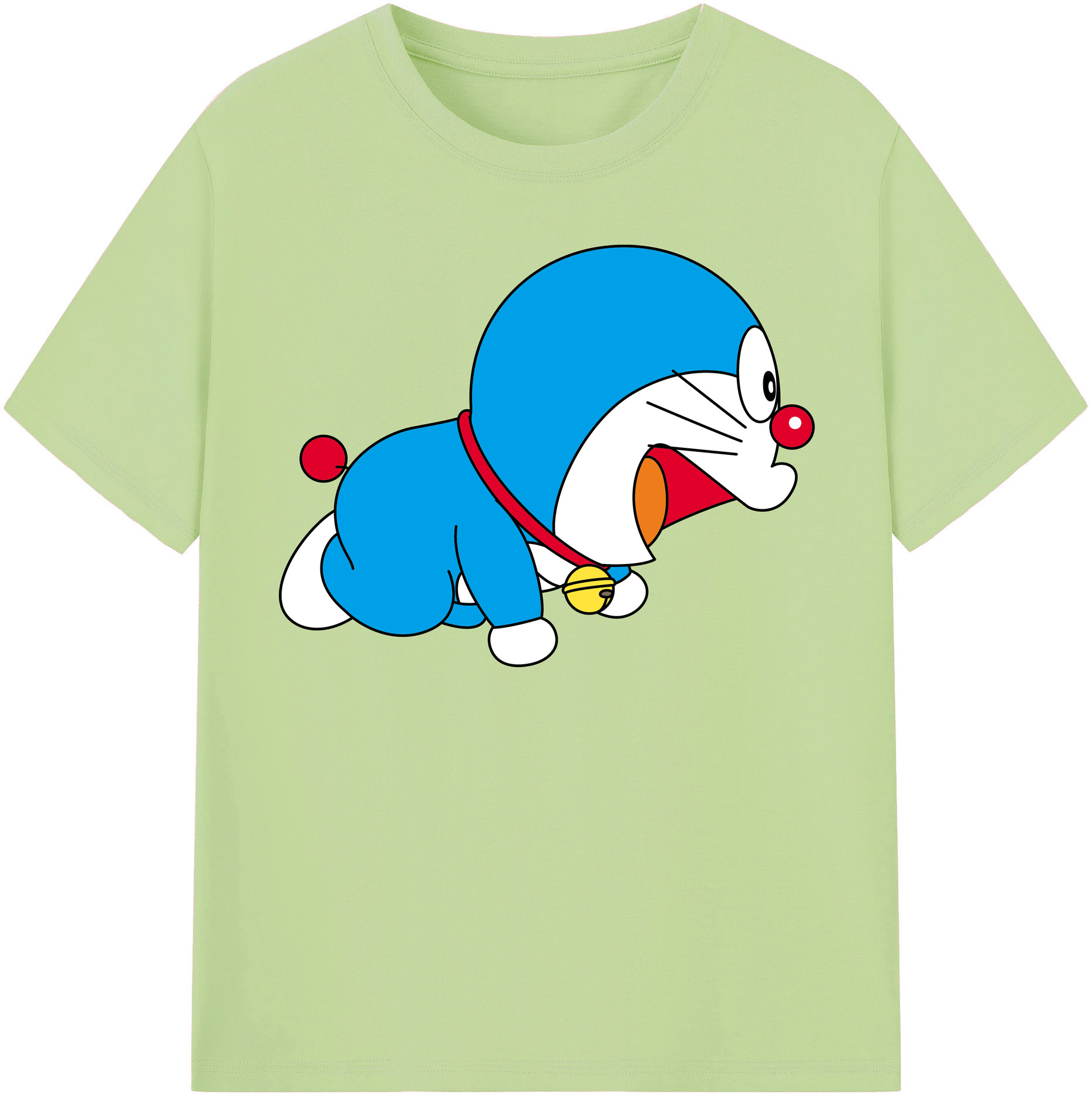 （画像用） ドラえもん Doraemon 綿100％半袖Tシャツ（フロントプリント）